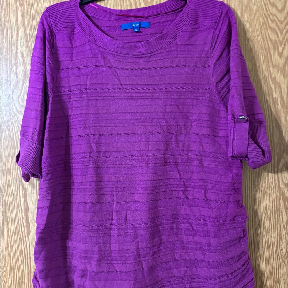 Apt. 9 Women's Magenta Blouse